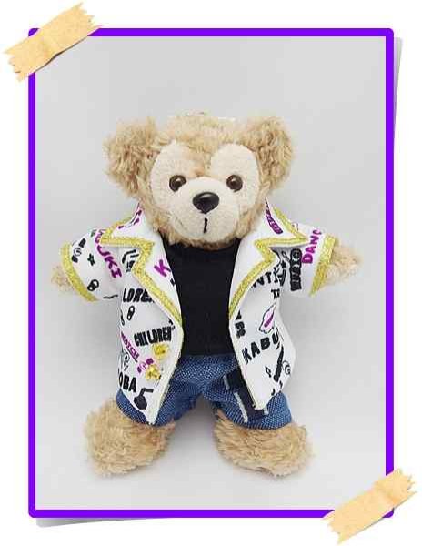 画像1: 【予約受付中】 ダッフィー 衣装 ぬいばサイズ (全長14cm) コスチューム 服 a355 (1)