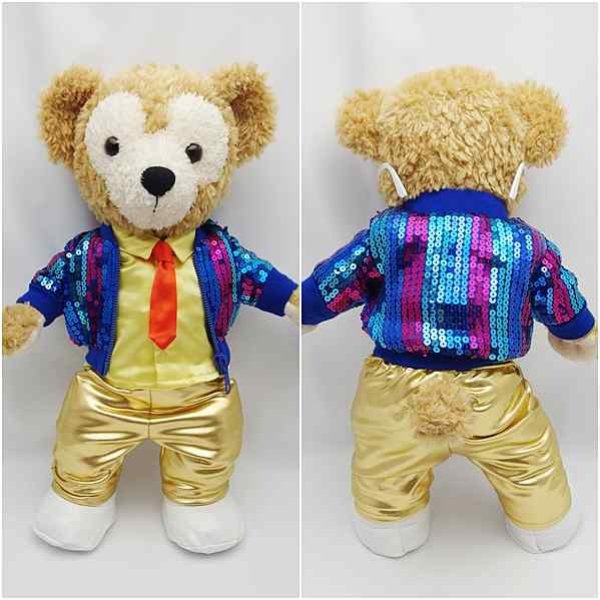 画像3: 【予約受付中】 ダッフィー 衣装 Sサイズ (身長43cm) 70年代 ディスコ コスチューム 服 A a36 (3)