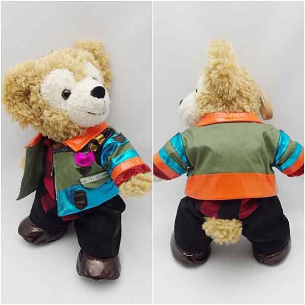 画像2: 【予約受付中】 ダッフィー＆ジェラトーニ 衣装 ポーチサイズ (身長28cm) コスチューム 服 a382 (2)