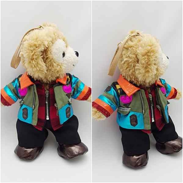 画像3: 【予約受付中】 ダッフィー＆ジェラトーニ 衣装 ポーチサイズ (身長28cm) コスチューム 服 a382 (3)