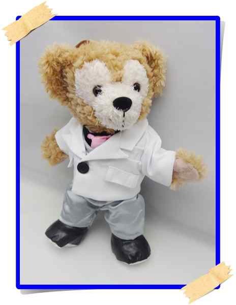 画像1: 【予約受付中】 ダッフィー＆ジェラトーニ 衣装 ポーチサイズ (身長28cm) hung up コスチューム 服 a44 (1)