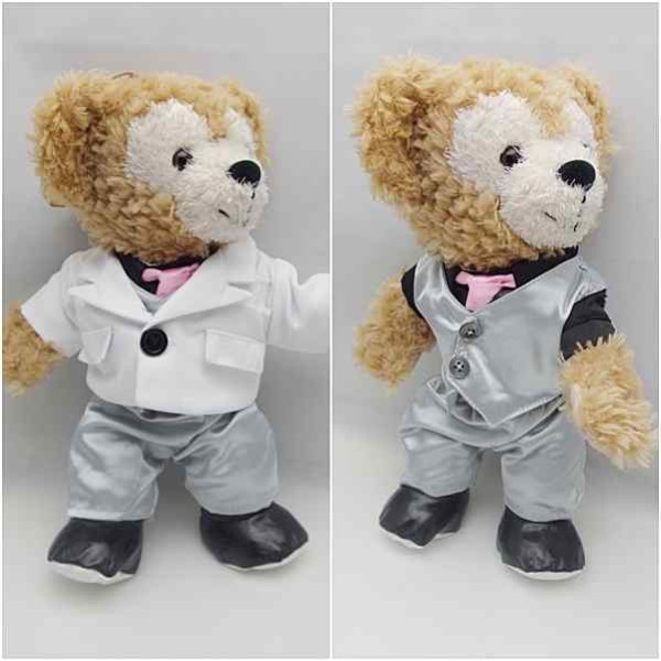 画像2: 【予約受付中】 ダッフィー＆ジェラトーニ 衣装 ポーチサイズ (身長28cm) hung up コスチューム 服 a44 (2)