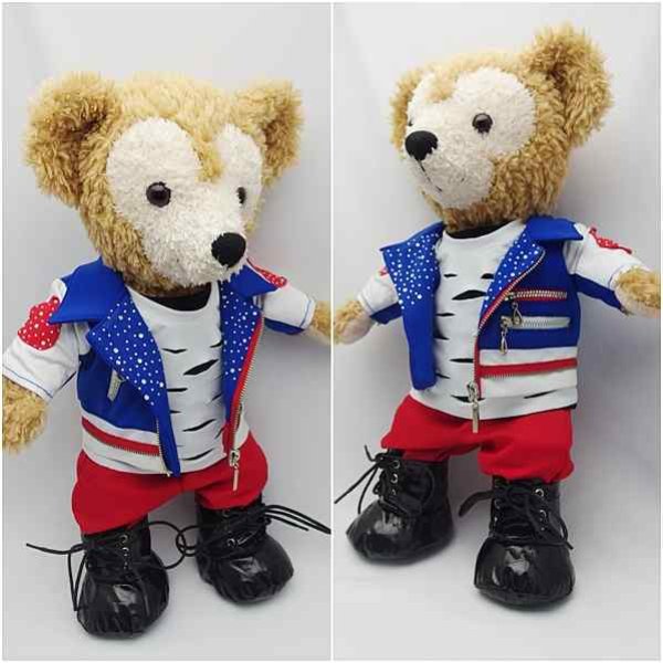 画像2: 【予約受付中】 ダッフィー 衣装 Sサイズ (身長43cm) beautiful a45 (2)