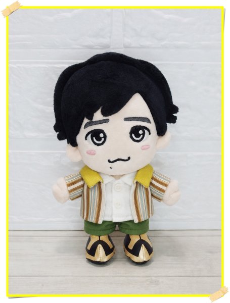 画像1: 嵐 ちびぬい コスチューム 衣装 five 風 衣装 黄色担当 a502 (1)
