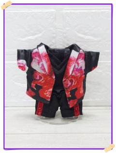 嵐 ちびぬい コスチューム 衣装 5〇20 薔薇 風 衣装 紫担当 a515