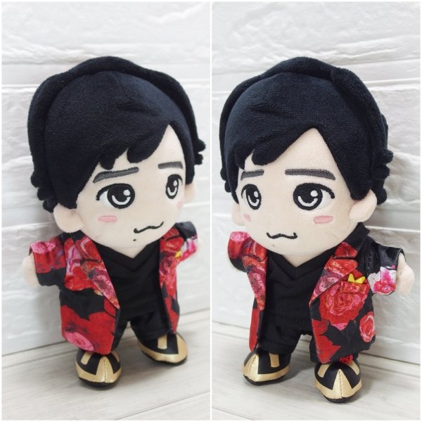 画像2: 嵐 ちびぬい コスチューム 衣装 5〇20 薔薇 風 衣装 黄色担当 a517 (2)