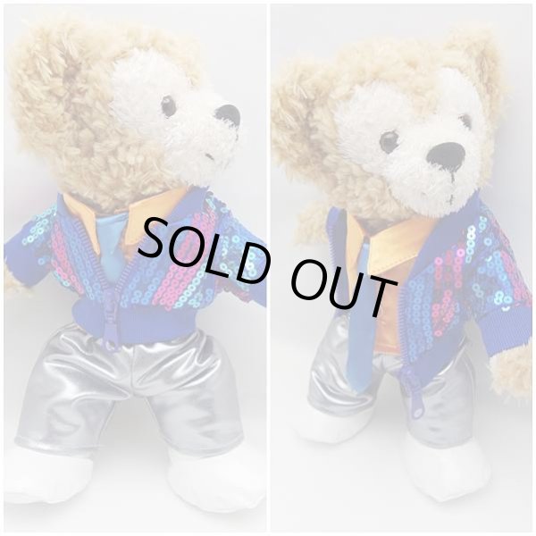 画像2: 【予約受付中】 ダッフィー&ジェラトーニ 衣装 ポーチサイズ (身長28cm) コスチューム 服  70年代 ディスコ  M (2)