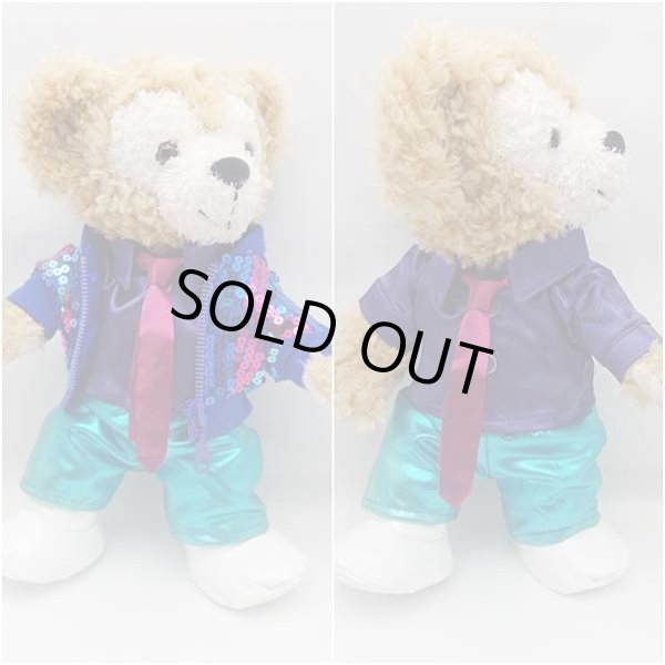 画像2: 【予約受付中】 ダッフィー&ジェラトーニ 衣装 ポーチサイズ (身長28cm) コスチューム 服  70年代 ディスコ  O (2)