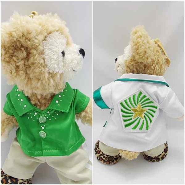 画像3: 【予約受付中】 ダッフィー＆ジェラトーニ 衣装 ポーチサイズ (身長28cm) コスチューム 服 2012 白衣 緑 a61 (3)