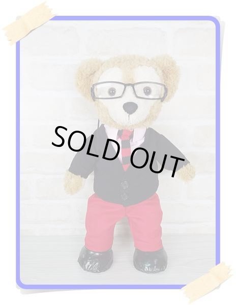 画像1: 【予約受付中】 ダッフィー 衣装 Sサイズ (身長43cm) 鍵コス 黒セーター  コスチューム 服 O a71 (1)