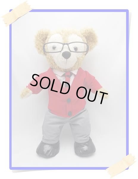 画像1: 【予約受付中】 ダッフィー 衣装 Sサイズ (身長43cm) 鍵コス 赤セーター  コスチューム 服 O a73 (1)