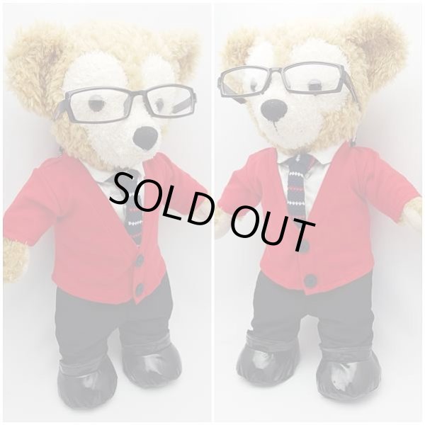 画像2: 【予約受付中】 ダッフィー 衣装 Sサイズ (身長43cm) 鍵コス 赤セーター  青ネクタイ コスチューム 服 O a75 (2)