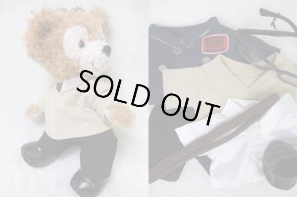 画像3: 【予約受付中】 ダッフィー&ジェラトーニ 衣装 ポーチサイズ (身長28cm) 作業着 コスチューム 服 O a76 (3)