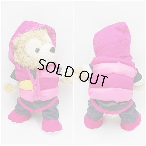 画像3: 【予約受付中】 ダッフィー&ジェラトーニ 衣装 ポーチサイズ (身長28cm) ワイハジャケット コスチューム 服 ピンク N a92 (3)