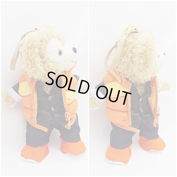 画像2: 【予約受付中】 ダッフィー&ジェラトーニ 衣装 ポーチサイズ (身長28cm) ワイハジャケット コスチューム 服 オレンジ O a94 (2)