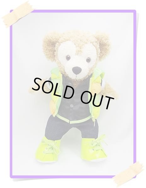 画像1: 【予約受付中】ダッフィー 衣装 Sサイズ (身長43cm)  ワイハジャケット コスチューム 服 緑 M a95 (1)