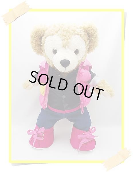 画像1: 【予約受付中】 ダッフィー 衣装 Sサイズ (身長43cm)  ワイハジャケット コスチューム 服 ピンク N a97 (1)