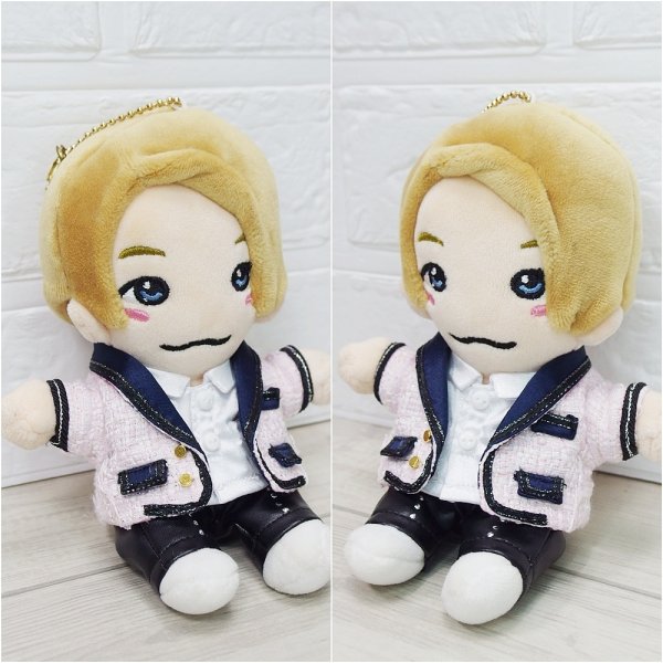 画像2: 【予約受付中】 ちびぬいピンクツイード 衣装 コスチューム 服 aa35 青担当 (2)