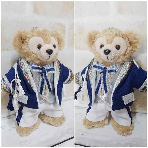 画像2: 【予約受付中】  ダッフィー 衣装 ぬいばサイズ (全長14cm) ♡少年風コスチューム 服b49 (2)