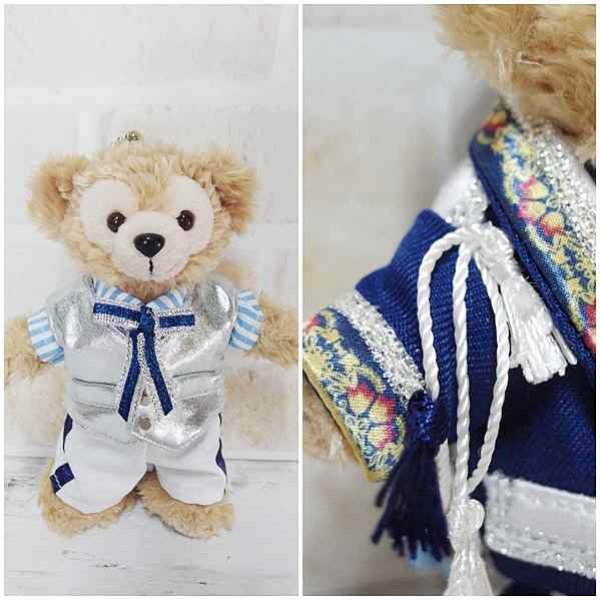 画像3: 【予約受付中】  ダッフィー 衣装 ぬいばサイズ (全長14cm) ♡少年風コスチューム 服b49 (3)