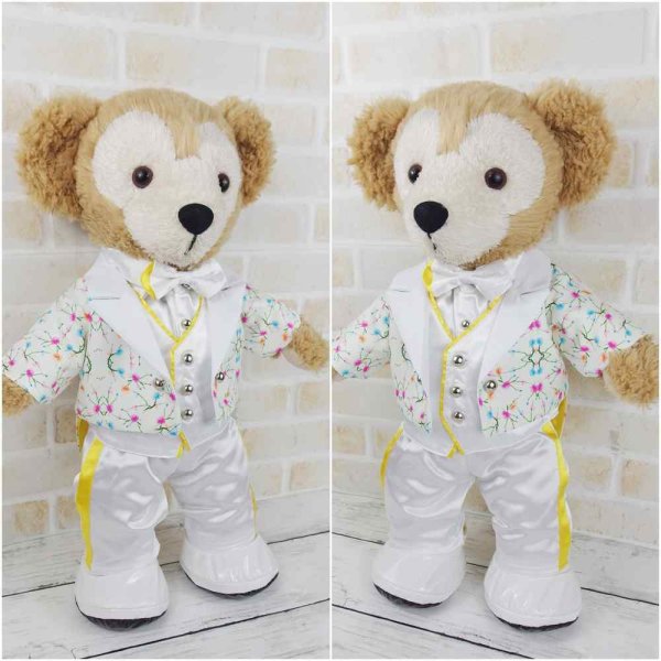 画像2: ダッフィー 衣装 Sサイズ (身長43cm) コスチューム 服 b64 黄色担当 (2)