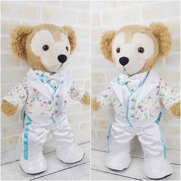 画像2: 【予約受付中】 ダッフィー 衣装 Sサイズ (身長43cm) コスチューム 服 b66 水色担当 (2)