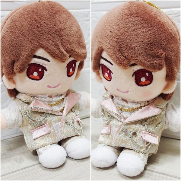 画像2: 【予約受付中】はぴぬい コスチューム 服 金色 ジャケット衣装 赤担当 b101 (2)