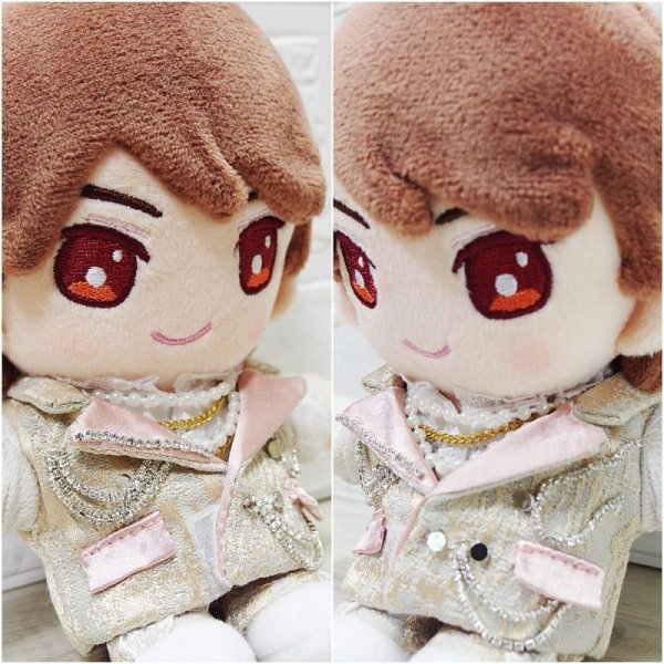 画像3: 【予約受付中】はぴぬい コスチューム 服 金色 ジャケット衣装 赤担当 b101 (3)