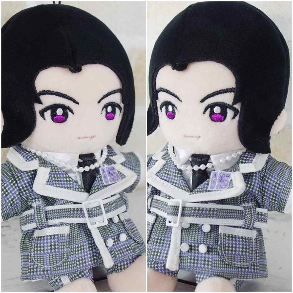 画像3: Hey15thぬいぐるみ サイズ コスチューム 服 千鳥柄 衣装 紫担当 hdn716 (3)