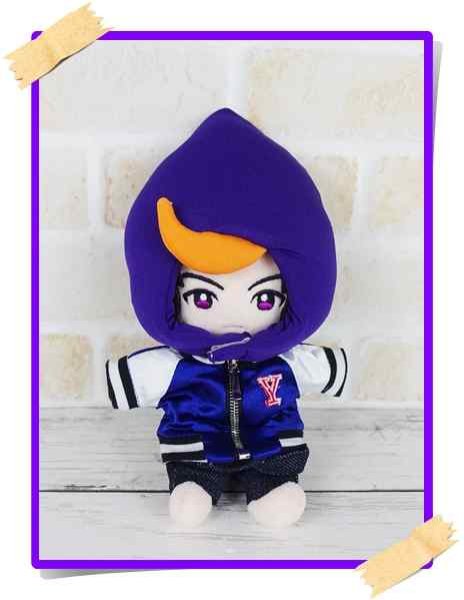 画像1: 【予約受付中】Hey15thぬいぐるみ サイズ コスチューム 服 い ロボット 衣装 紫色担当 hdn720 (1)