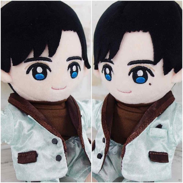 画像3: 【予約受付中】Hey15thぬいぐるみ サイズ コスチューム 服 ミントチョコ 衣装 水色担当 hdn723 (3)