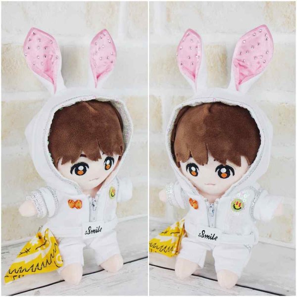 画像2: 【予約受付中】 Hey15thぬいぐるみ サイズ レッツゴー 衣装 オレンジ担当 hdn735 (2)