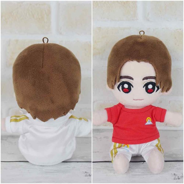 画像5: 【予約受付中】 Hey15thぬいぐるみ サイズ コスチューム 服 いただき 白ジャージ 衣装 赤担当 hdn741 (5)