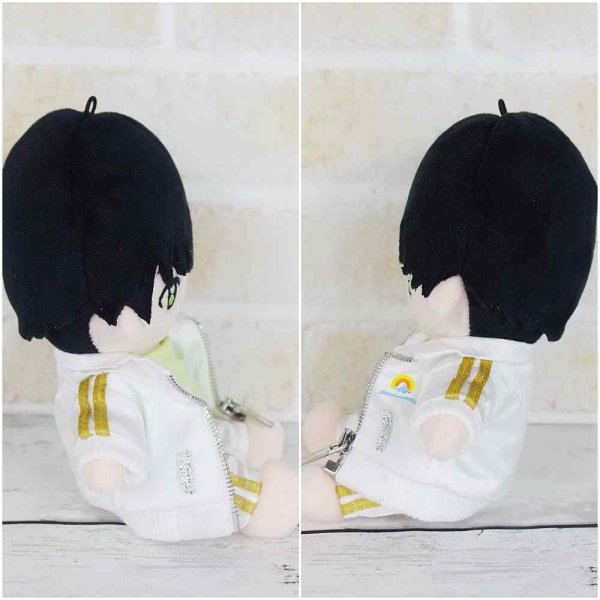 画像4: Hey15thぬいぐるみ サイズ コスチューム 服 いただき 白ジャージ 衣装 黄緑担当 hdn749 (4)