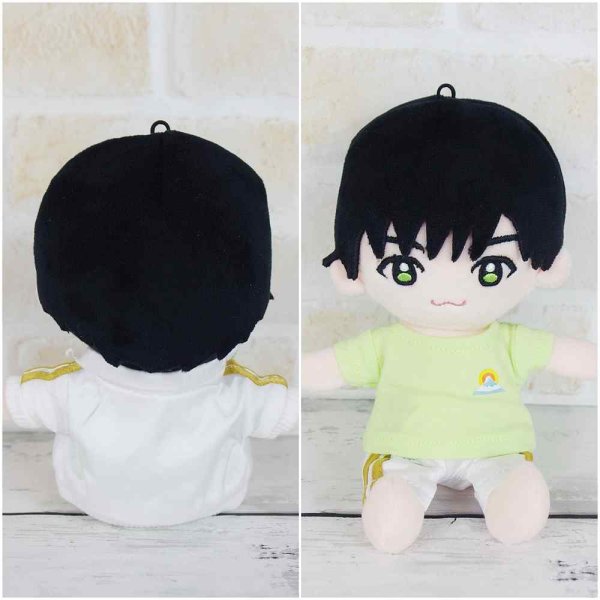 画像5: Hey15thぬいぐるみ サイズ コスチューム 服 いただき 白ジャージ 衣装 黄緑担当 hdn749 (5)