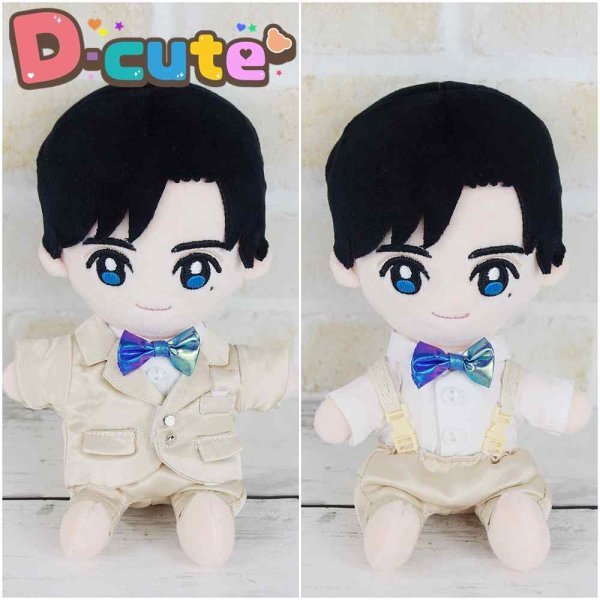 画像4: 【予約受付中】  Hey15thぬいぐるみ サイズ loverスーツ 衣装 水色担当 hdn753 (4)