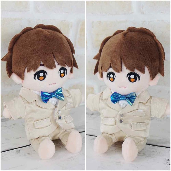 画像2: 【予約受付中】  Hey15thぬいぐるみ サイズ loverスーツ 衣装 オレンジ担当 hdn755 (2)