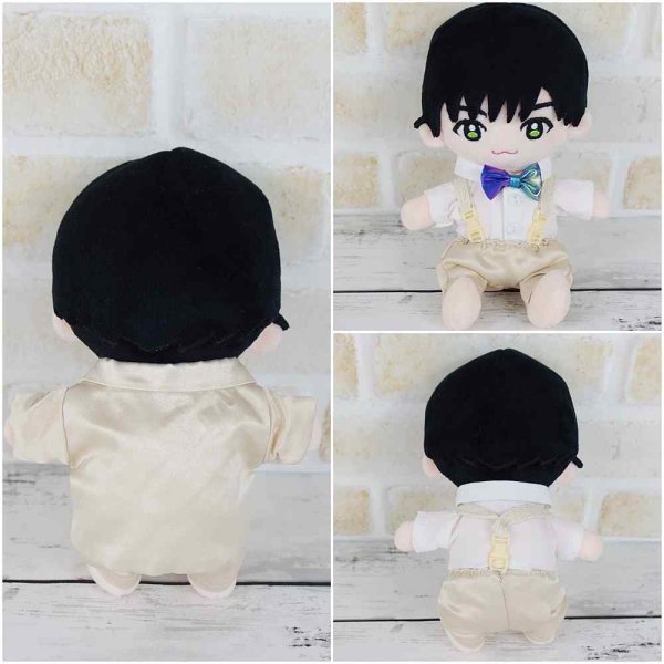 画像2: 【予約受付中】  Hey15thぬいぐるみ サイズ loverスーツ 衣装 黄緑担当 hdn759 (2)