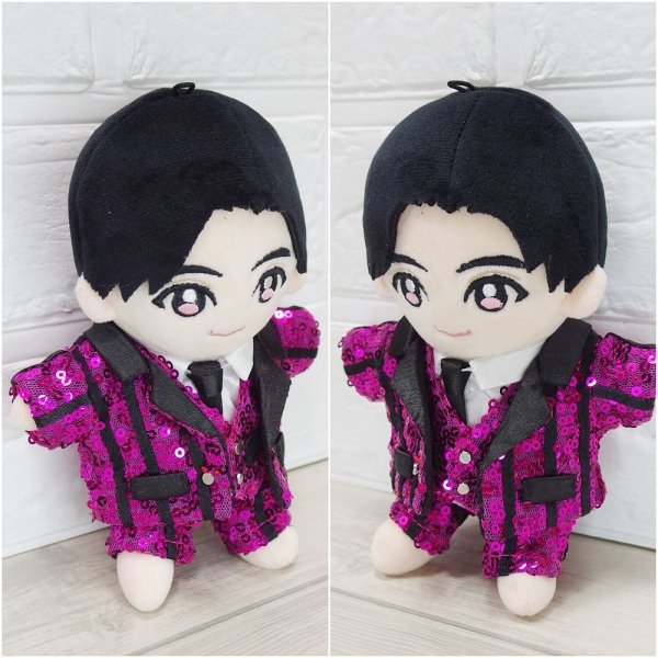 画像2: Hey15thぬいぐるみ サイズ コスチューム 服 スーツ 衣装 ピンク担当 hdn772 (2)