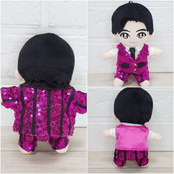 画像3: Hey15thぬいぐるみ サイズ コスチューム 服 スーツ 衣装 ピンク担当 hdn772 (3)