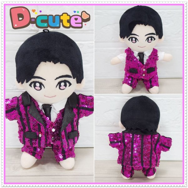 画像4: Hey15thぬいぐるみ サイズ コスチューム 服 スーツ 衣装 ピンク担当 hdn772 (4)