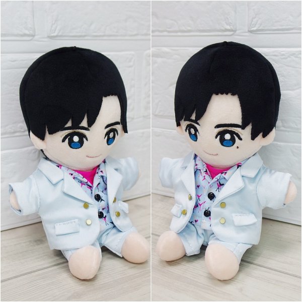 画像2: jump ぬいぐるみ サイズ H+ 衣装 水色担当 hdn793 (2)