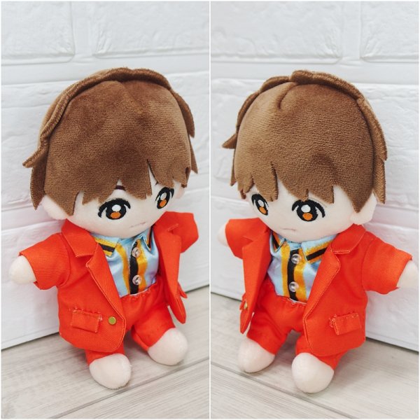 画像2: jump ぬいぐるみ サイズ H+ 衣装 オレンジ担当 hdn795 (2)