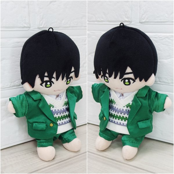 画像2: jump ぬいぐるみ サイズ H+ 衣装 黄緑担当 hdn799 (2)