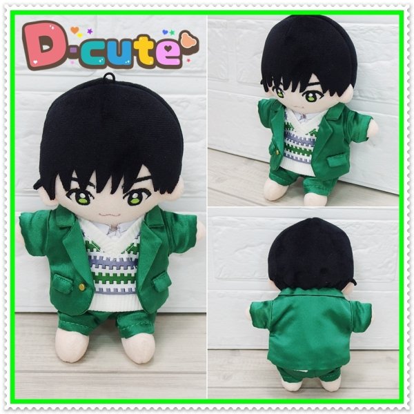 画像4: jump ぬいぐるみ サイズ H+ 衣装 黄緑担当 hdn799 (4)