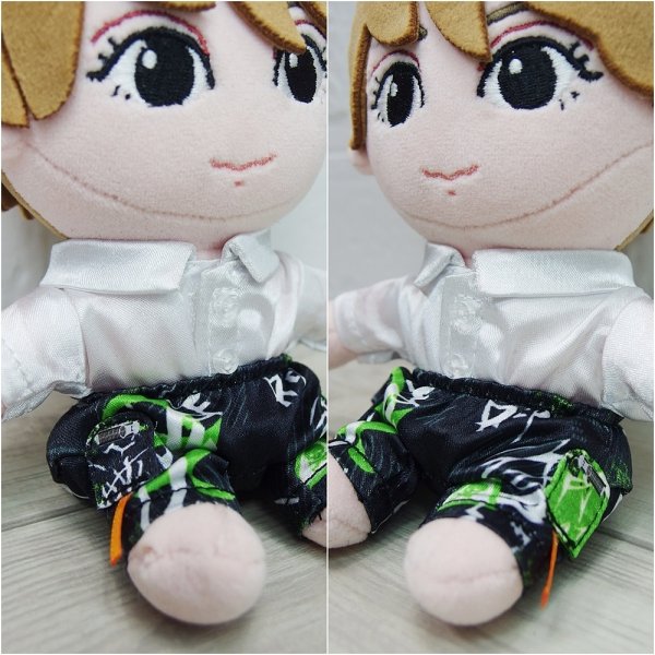 画像4: 【予約受付中】はぴぬい 黄緑 コスチューム 衣装 服 hi27 赤 担当 (4)