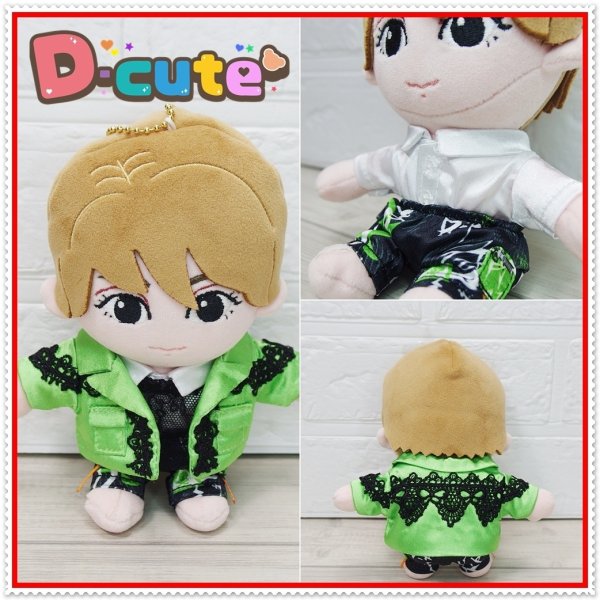 画像5: 【予約受付中】はぴぬい 黄緑 コスチューム 衣装 服 hi27 赤 担当 (5)