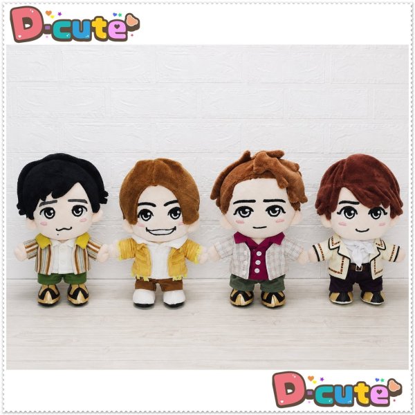 画像2: 嵐 ちびぬい コスチューム 衣装 five 風 衣装 青担当 a504 (2)