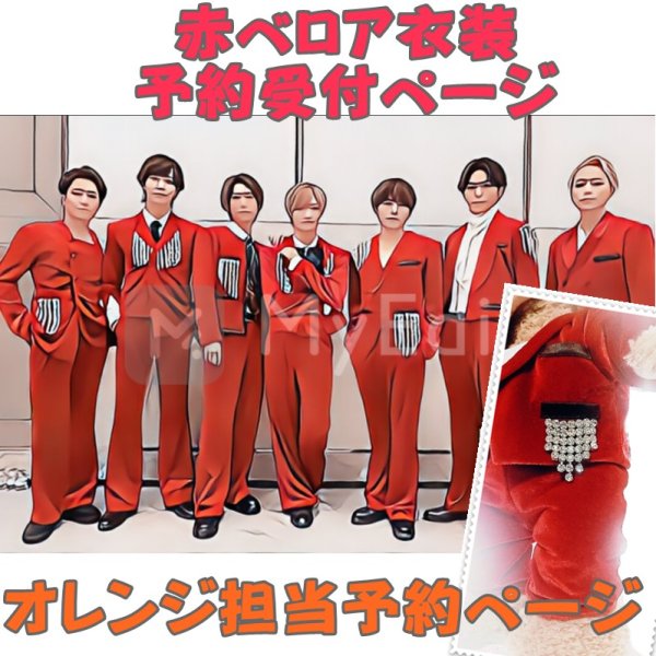 画像1: 【予約受付中】ダッフィー Sサイズ 赤ベロア 服 コスチューム 衣装 椿 IM03 (1)