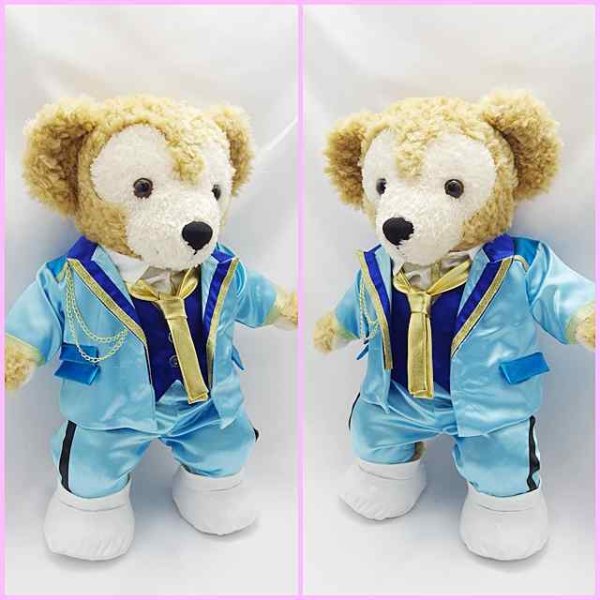 画像2: 【予約受付中】 ダッフィー 衣装 Sサイズ (身長43cm) Prince 風コスチューム 服 kp04 (2)
